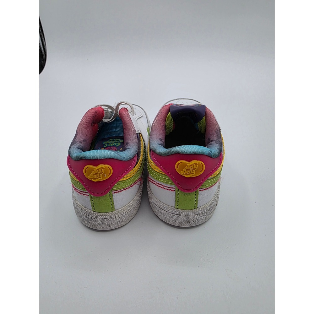 Kids Reebok Jelly Belly Club C Revenge Mix White Rainbow Sneakers Toddler 6.5 - Picture 6 of 8